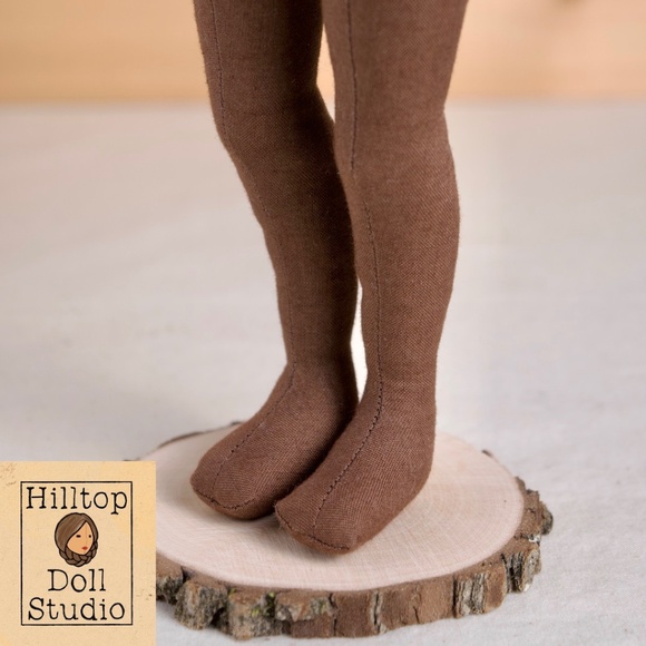 Fabric Doll "Annie" Handcrafted Textile Cloth Heirloom Primitive Doll - Picture 10 of 11